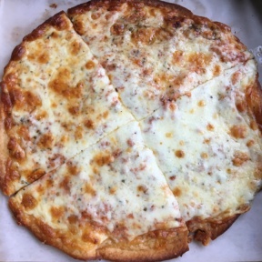 Gluten-free cheese pizza from Abbot's Pizza Company